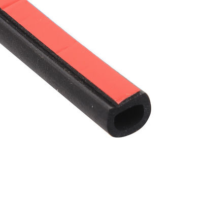 E D I Shape P Type Door and Window Weather Stripping Glass Rubber Seals Foam Sound Proof Sealing Strip