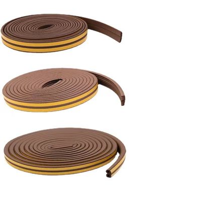 Self-adhesive Epdm Door Window Insulation Draught Excluder Sponge Weatherstrip Foam Seal Strip