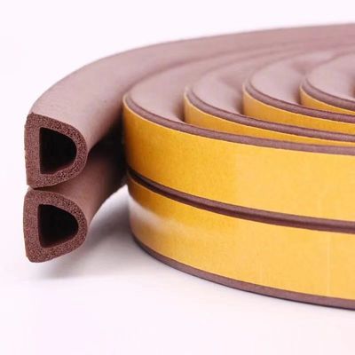 Self-adhesive Epdm Door Window Insulation Draught Excluder Sponge Weatherstrip Foam Seal Strip