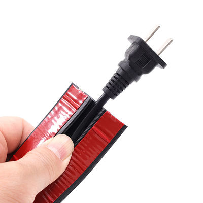 The Ground Is Thickened with Anti-collision PVC Wire Raceway Grey Yellow Black Trapezoidal Cable Trough
