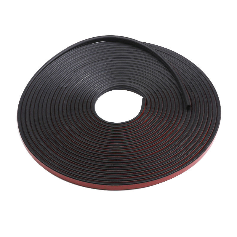 2024 Factory Direct Sales B Type Door Seal Weatherstrip Car Door Rubber Seal Car Sound Insulation 4 Meters Back Glue Seal