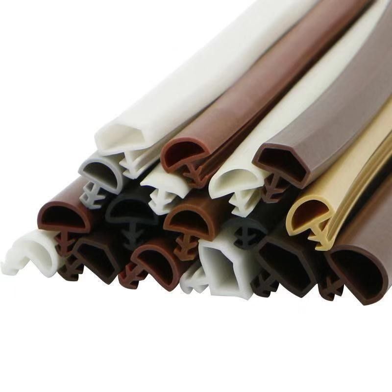 Wooden Door Tpe Slot Sealing Strips High Quality Slot Seal Pvc Anti-collision Rubber Sealing Strip